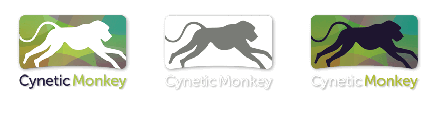 logos CyneticMonkey : 3 déclinaisons